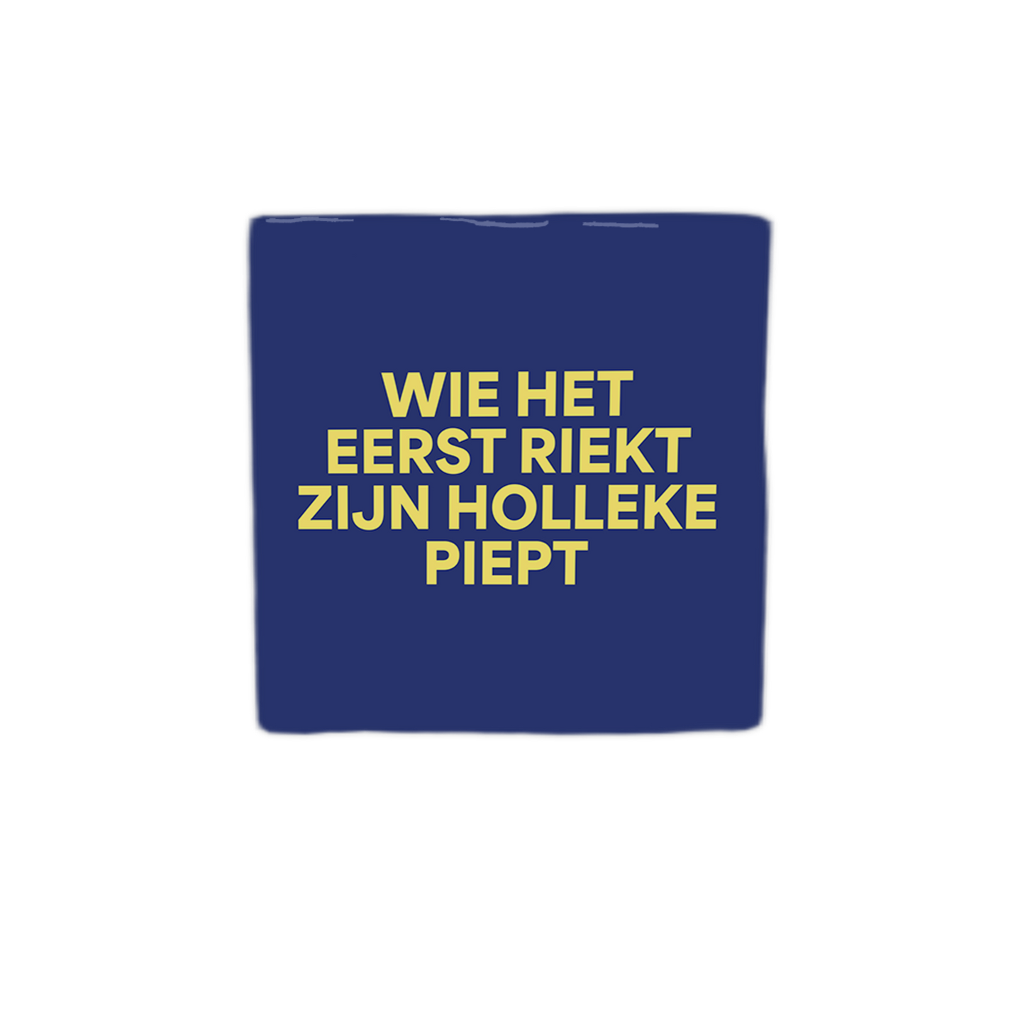 Wie het eerst riekt zien Holleke piept