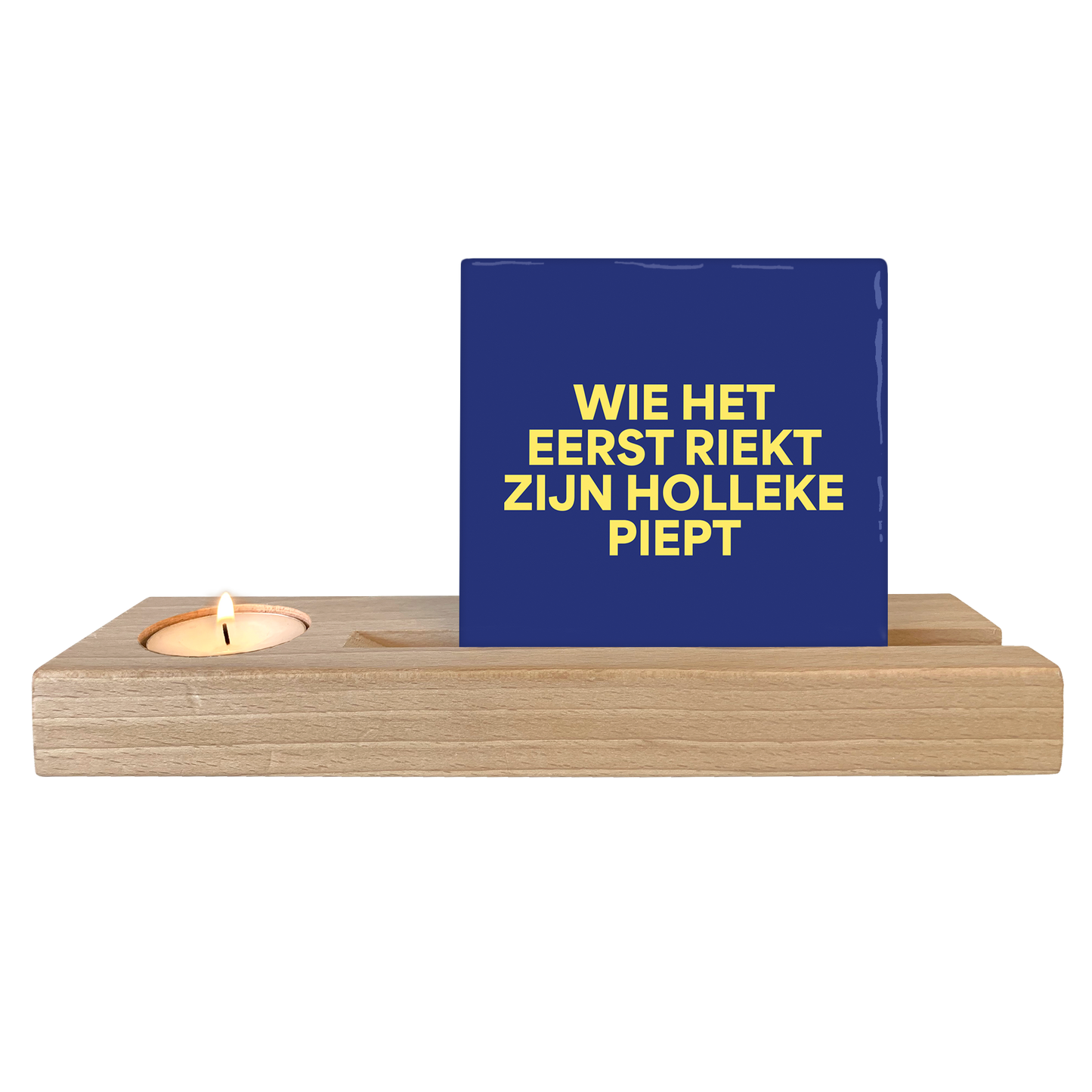 Wie het eerst riekt zien Holleke piept