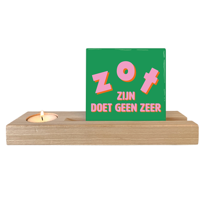 Zot zijn doet geen zeer