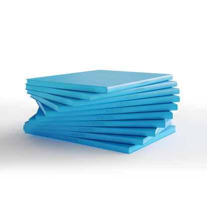 Notitieboek licht blauw