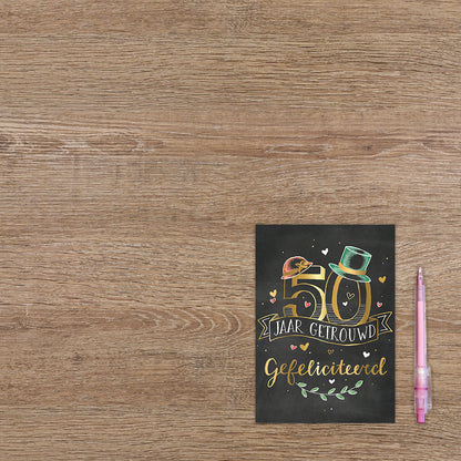 50 jaar getrouwd gefeliciteerd