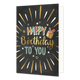 Happy birthday to you - Formaat: Standaard - Vorm: Staand - Verjaardagskaart - Op deze wenskaart staat de tekst: "Happy birthday to you". - Snelwenskaart