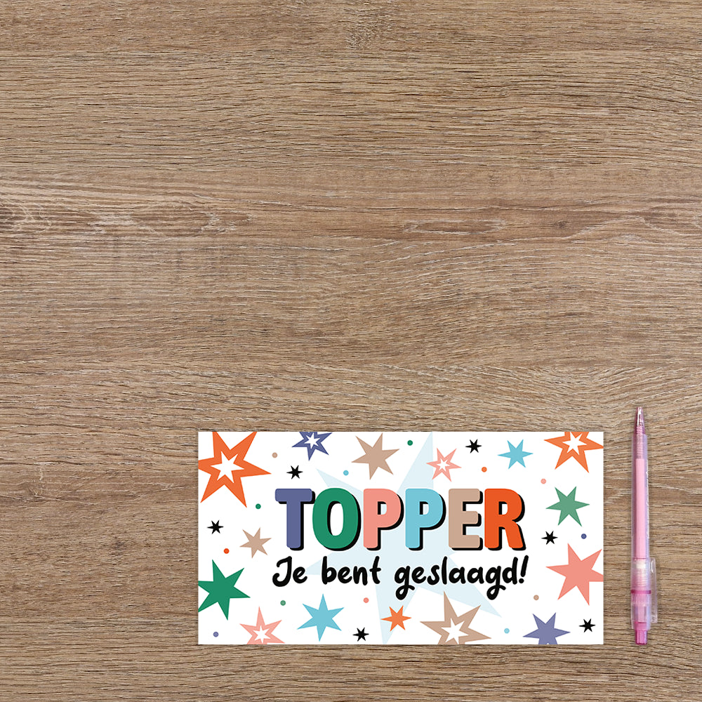 Topper je bent geslaagd