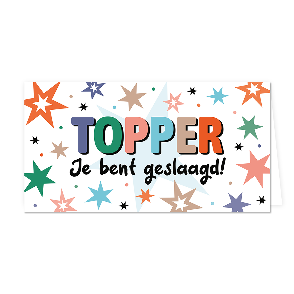 Topper je bent geslaagd
