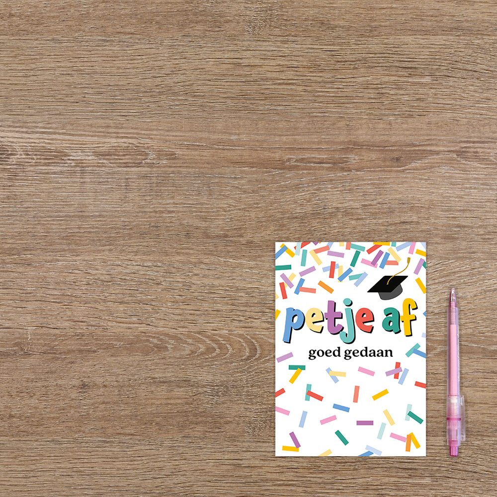 Petje af goed gedaan