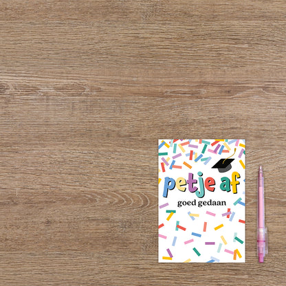 Petje af goed gedaan