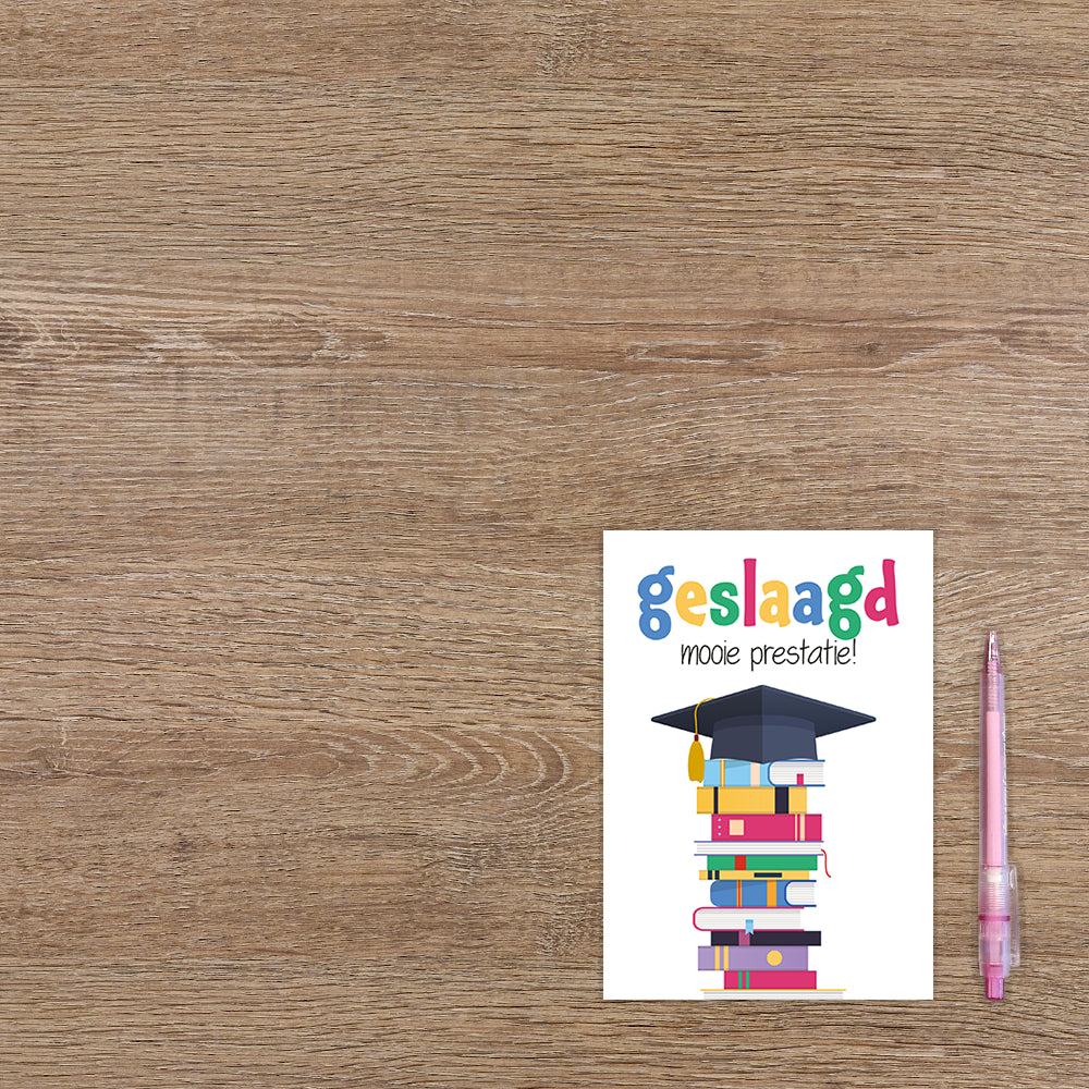 Geslaagd mooie prestatie