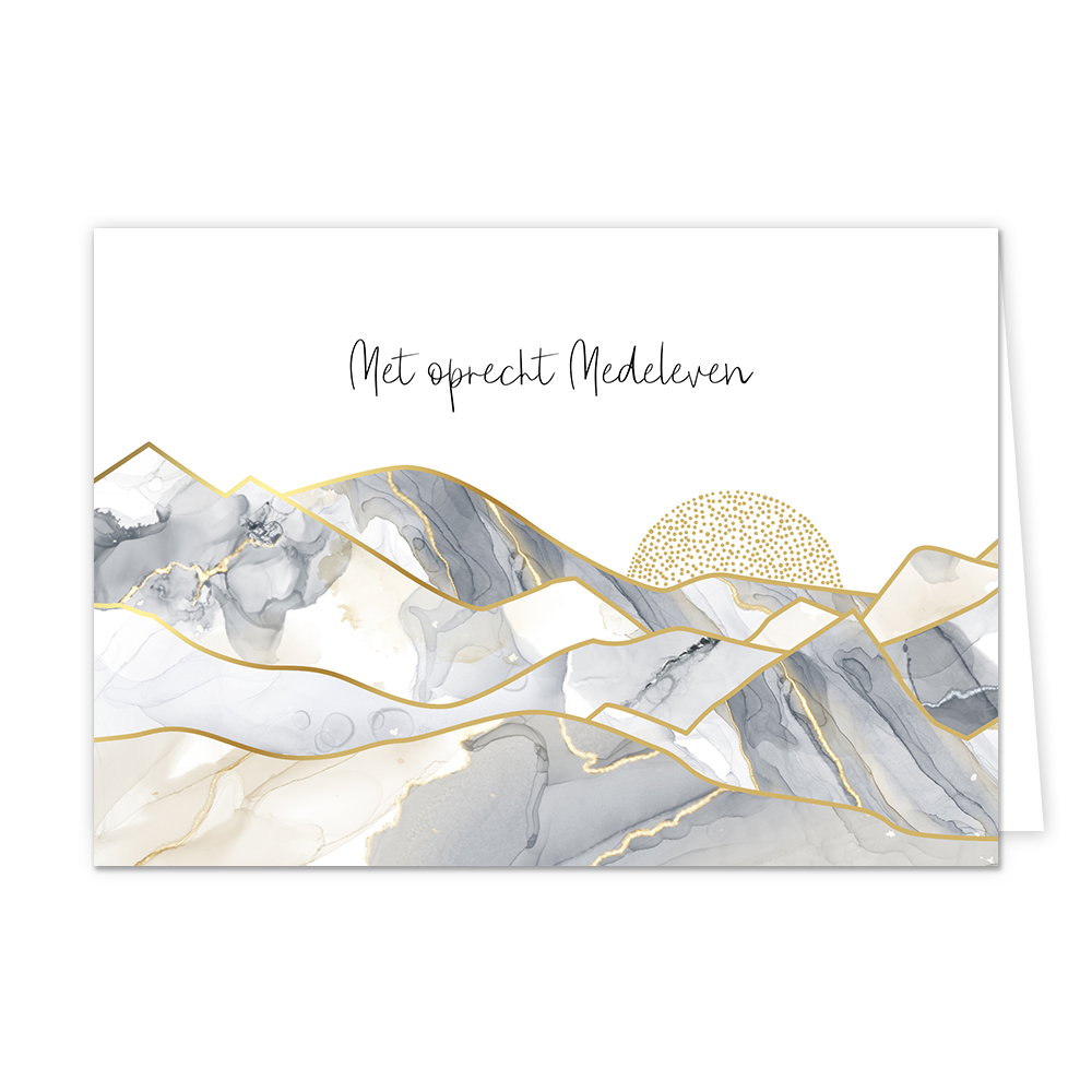 Met oprecht medeleven