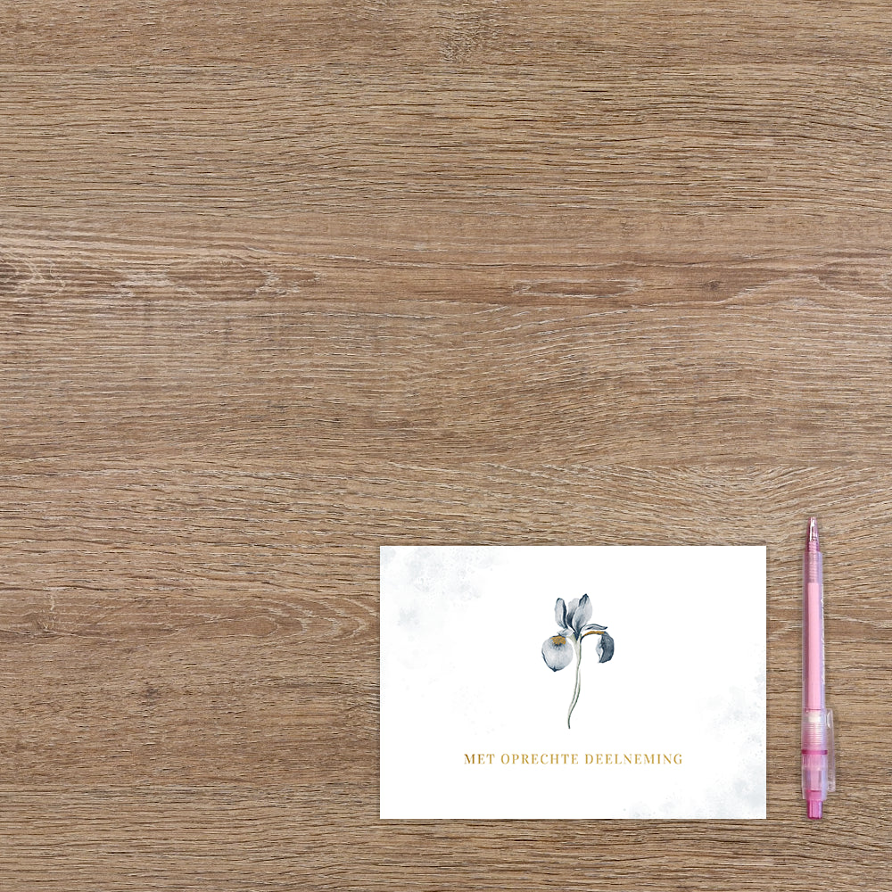 Met oprechte deelneming