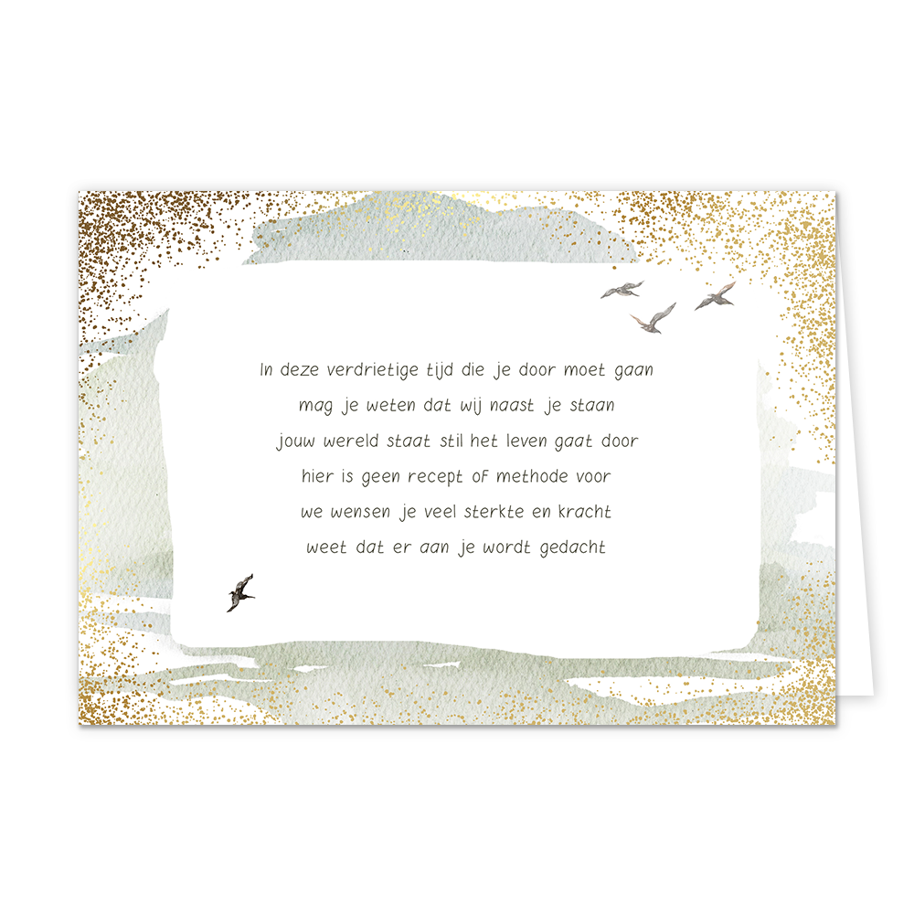 In deze verdrietige tijd