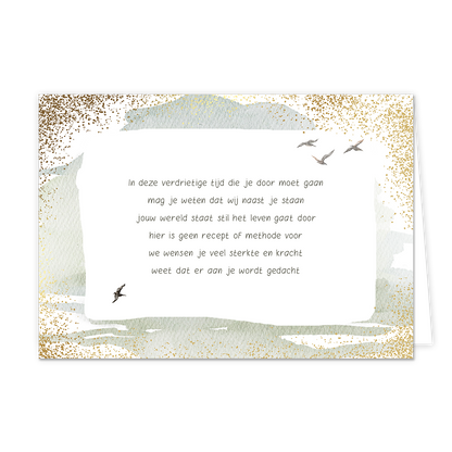 In deze verdrietige tijd