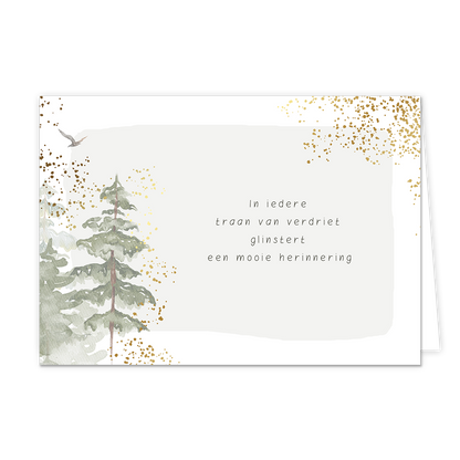 In iedere traan van verdriet