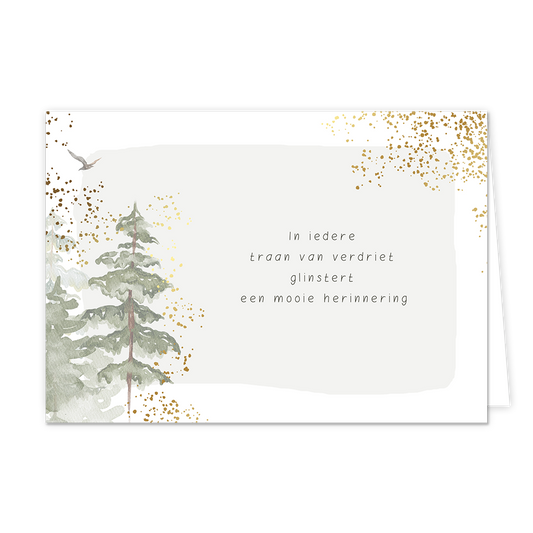 In iedere traan van verdriet