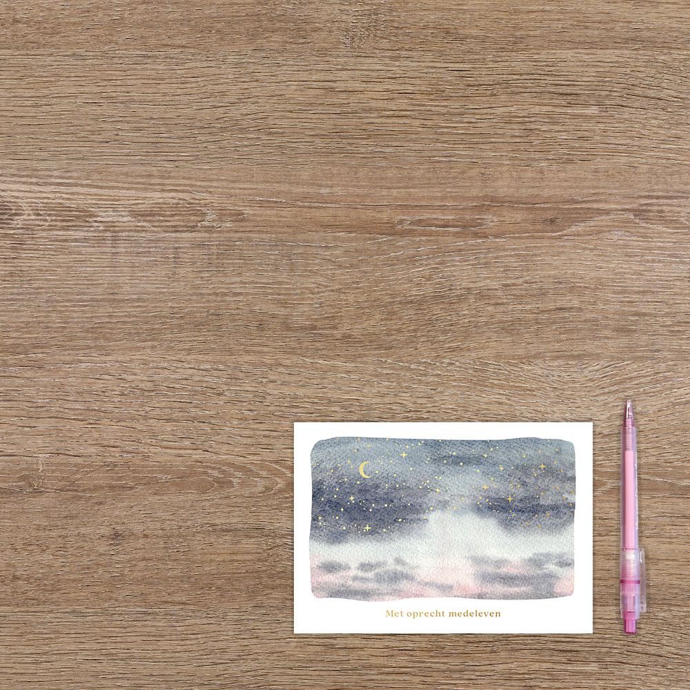 Met oprecht medeleven