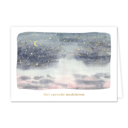 Met oprecht medeleven