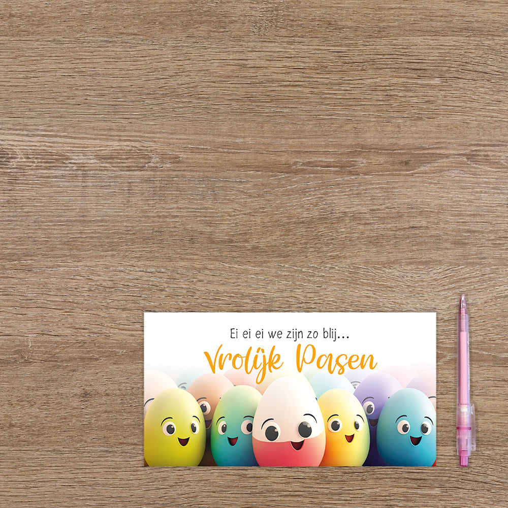 Ei ei ei we zijn zo blij... vrolijk pasen