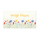 Vrolijk pasen - Formaat: Groot - Vorm: Liggend - Paaskaart - Op deze paaskaart staan bloemen in diverse kleuren met daarboven de tekst: "Vrolijk pasen". - Snelwenskaart