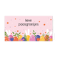 Lieve paasgroetjes - Formaat: Groot - Vorm: Liggend - Paaskaart - Op deze paaskaart staan gekleurde eieren met daarboven de tekst: "Lieve paasgroetjes". - Snelwenskaart
