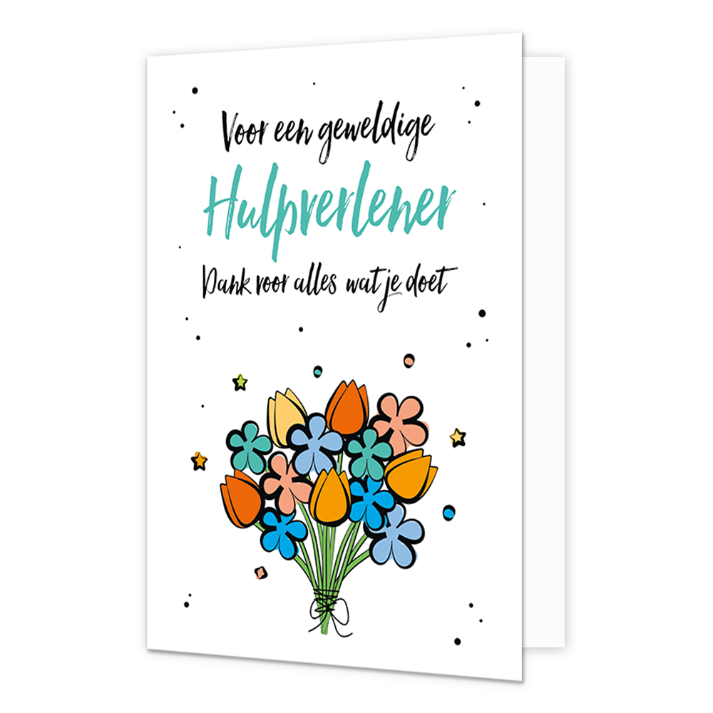 Voor een geweldige hulpverlener