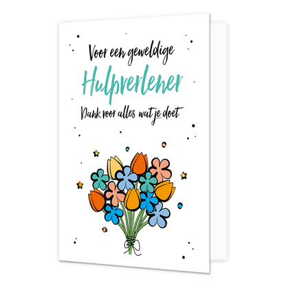 Voor een geweldige hulpverlener