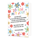 Zo blij met jou! - Formaat: Standaard - Vorm: Staand - Valentijnskaart - Op deze wenskaart staan bloemen met smiley's en de tekst: "Zó blij met jou! Hoe mooi is het dat we elkaar door en door kennen. Alles met elkaar kunnen delen en altijd bij elkaar terecht kunnen. Dank voor wie je bent, ik ben zó blij met jou. Fijne Valentijnsdag". - Snelwenskaart