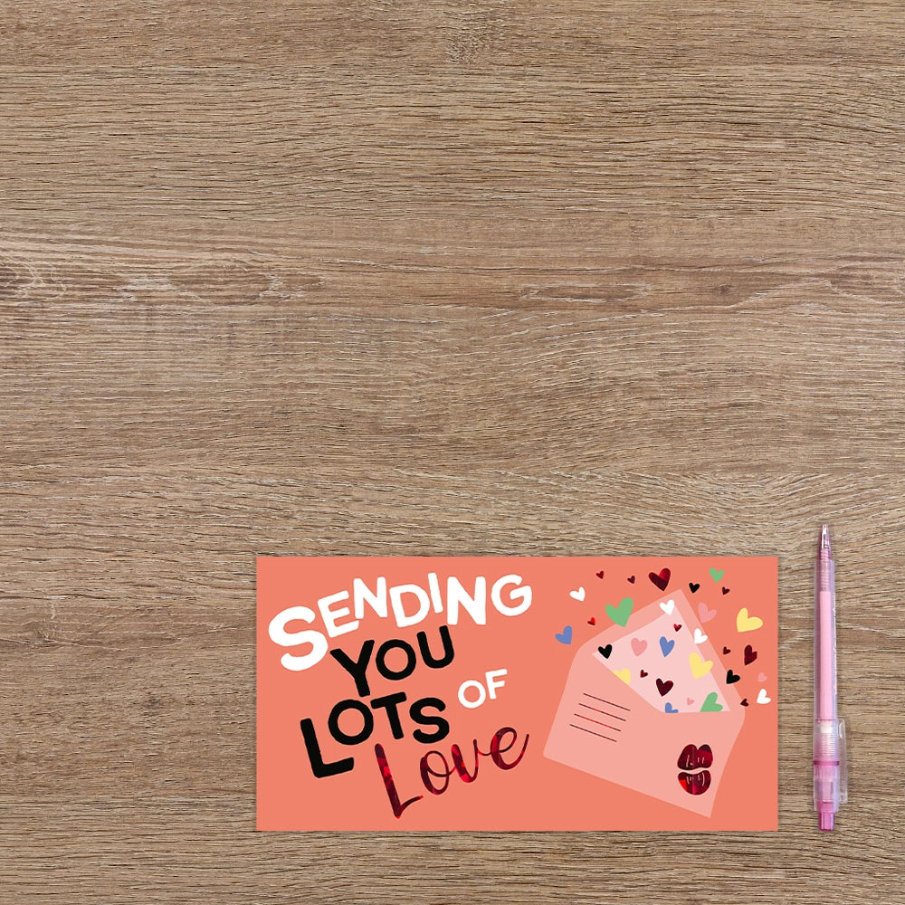 Sending you lots of love
