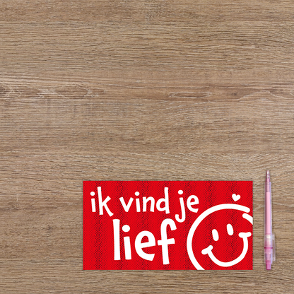Ik vind je lief