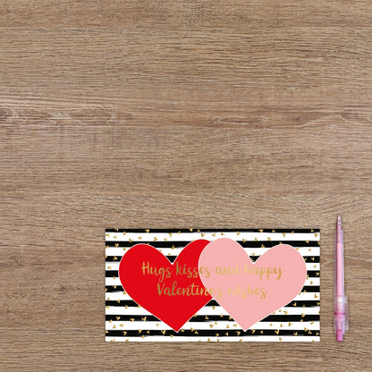 Hugs kisses and happy Valentine's wishes