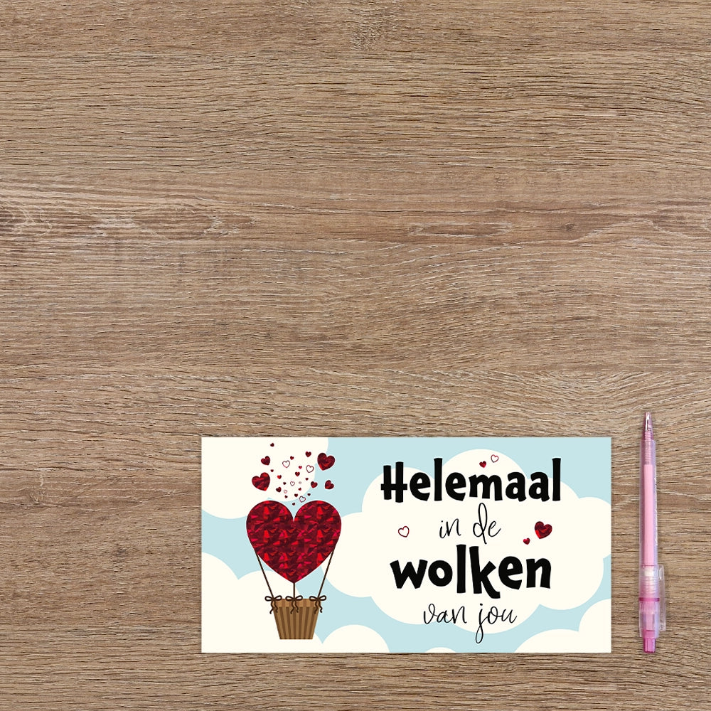 Helemaal in de wolken van jou