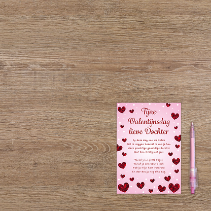 Fijne Valentijnsdag lieve dochter