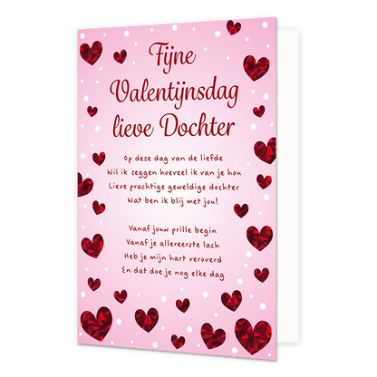 Fijne Valentijnsdag lieve dochter