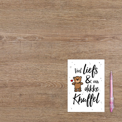 Veel liefs & een dikke knuffel