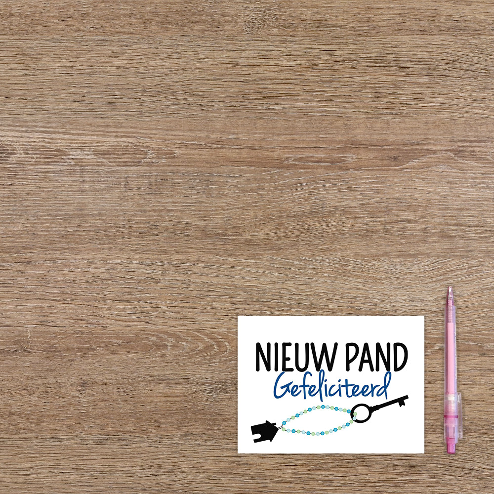 Nieuw pand gefeliciteerd