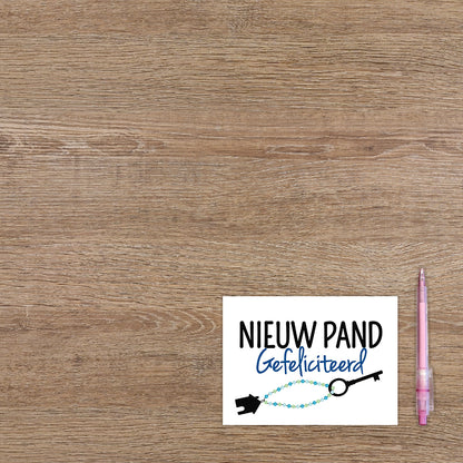 Nieuw pand gefeliciteerd