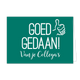 Goed gedaan van je collega's - Formaat: Normaal - Vorm: Liggend - Complimentenkaart - Op deze wenskaarts staat de tekst: "Goed gedaan namens je collega's" op een groene achtergrond. - Snelwenskaart