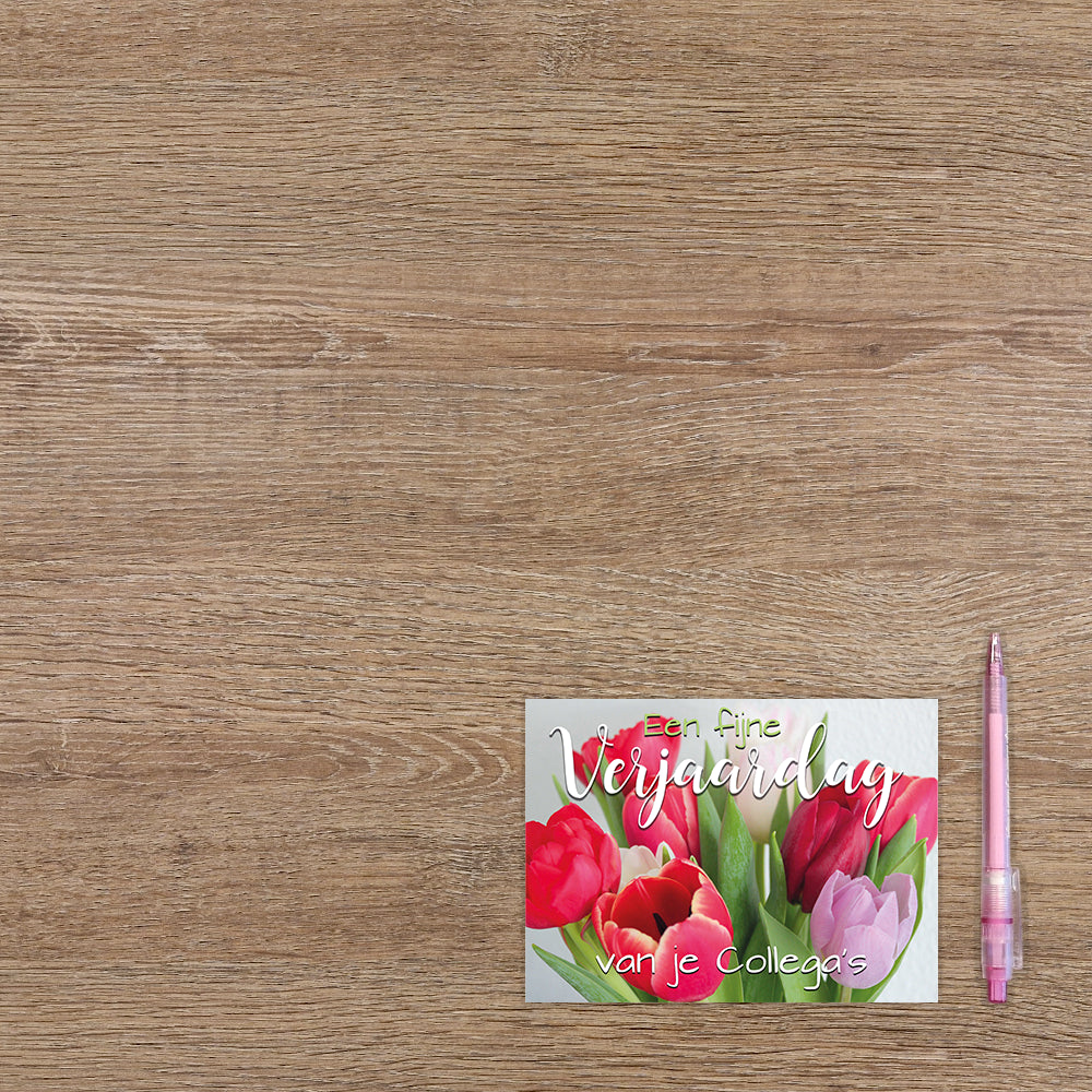 Fijne verjaardag van je collega's
