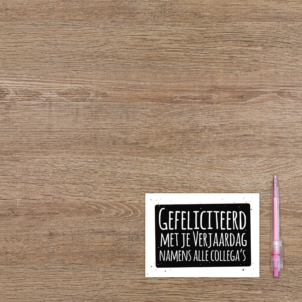 Gefeliciteerd met je verjaardag