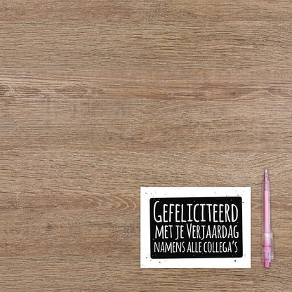 Gefeliciteerd met je verjaardag