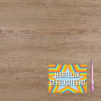 Hartelijk gefeliciteerd