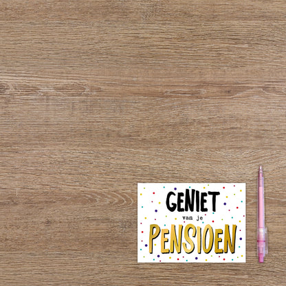 Geniet van je pensioen