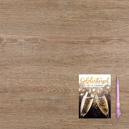 Gefeliciteerd van je collega's