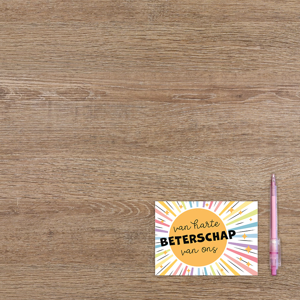 Van harte beterschap van ons