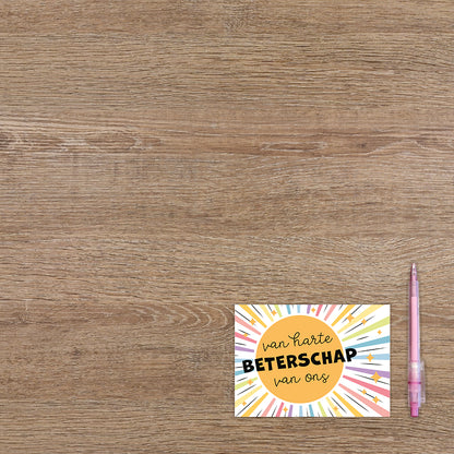 Van harte beterschap van ons