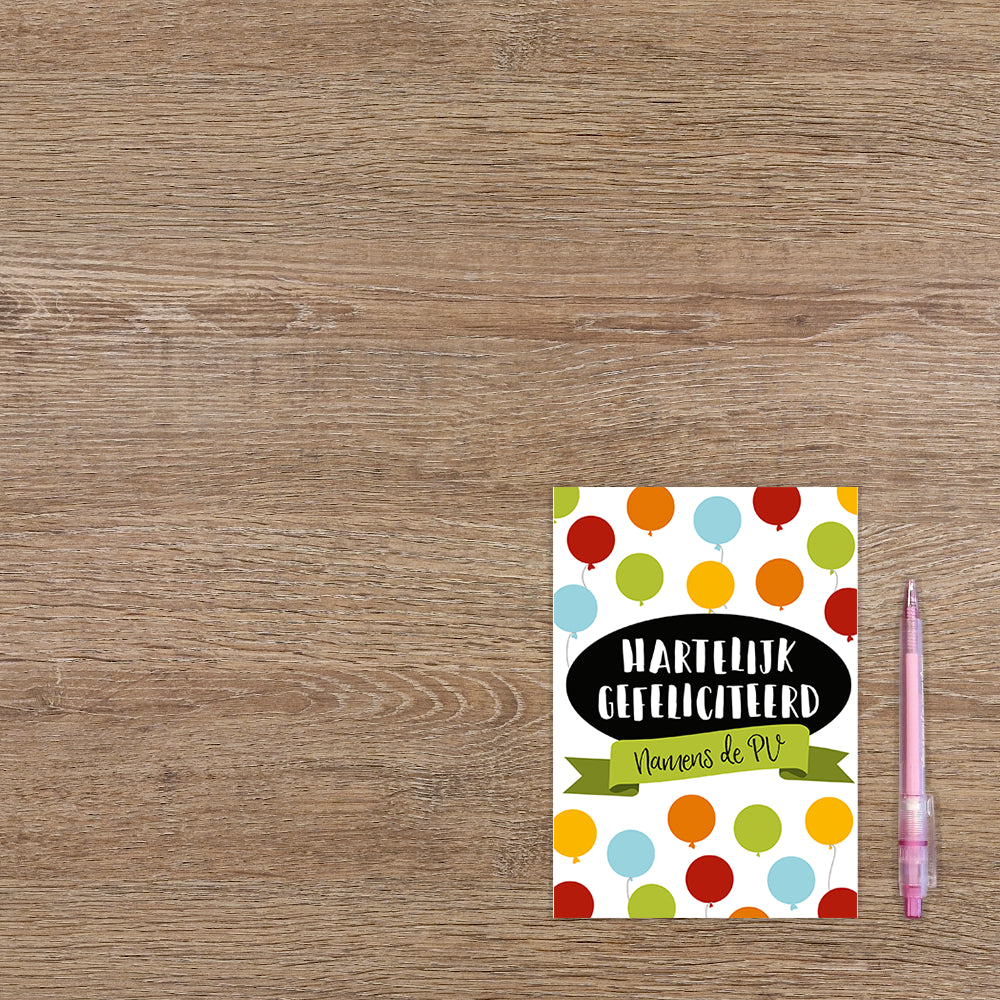 Hartelijk gefeliciteerd namens de pv