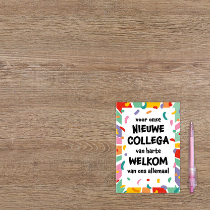 Voor onze nieuwe collega