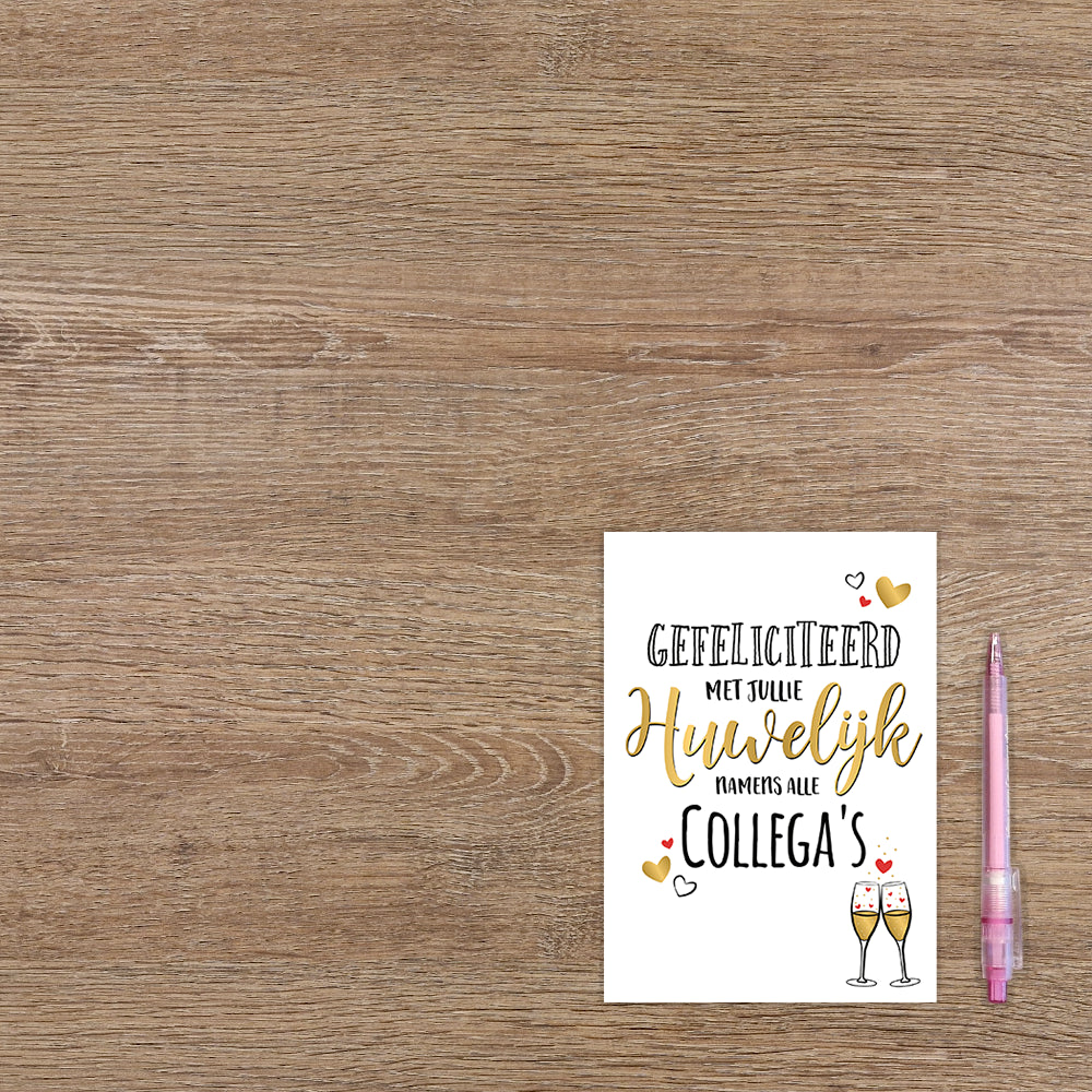 Gefeliciteerd met jullie huwelijk