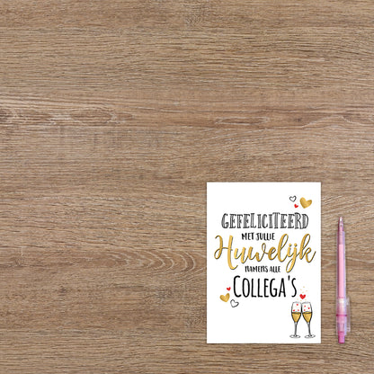 Gefeliciteerd met jullie huwelijk