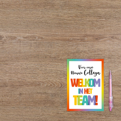 Welkom in het team!