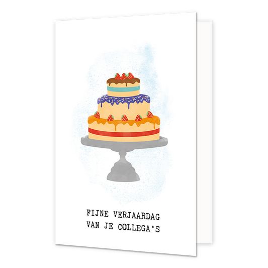 Fijne verjaardag van je collega's