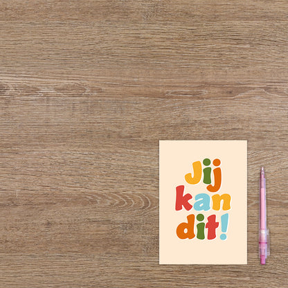 Jij kan dit!